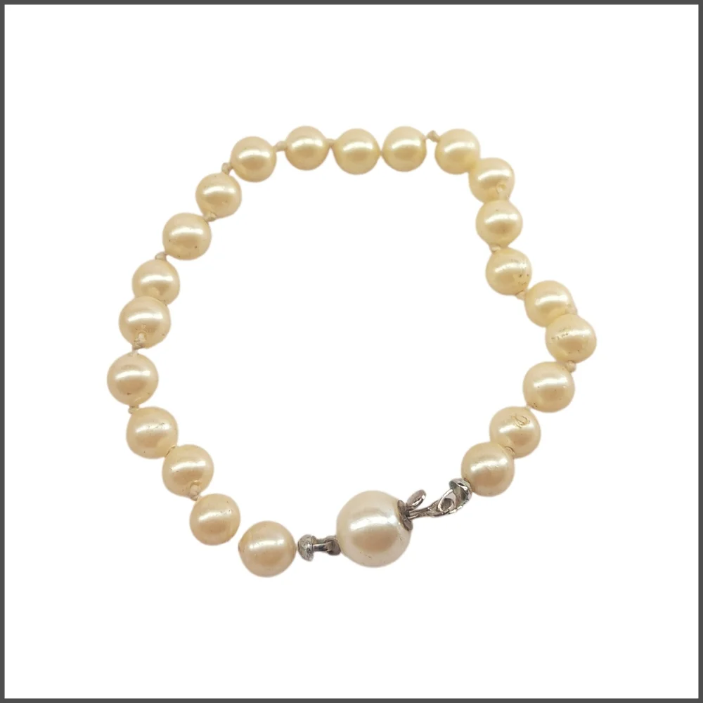 Faux Pearl Bracelet 6.5